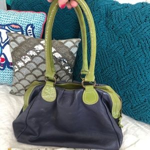 Boden leather satchel